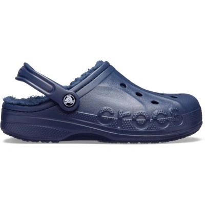 Crocs BAYA LINED CLOG Unisex pantofle, tmavě modrá, velikost 41/42