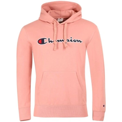 Champion HOODED SWEATSHIRT Pánská mikina, lososová, velikost