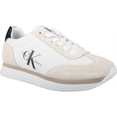 Calvin Klein RETRO RUNNER 1 Dámská volnočasová obuv, bílá, velikost