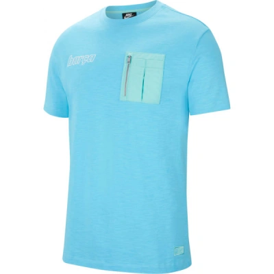 Nike FC BARCELONA SPORTSWEAR Pánské tričko, světle modrá, velikost