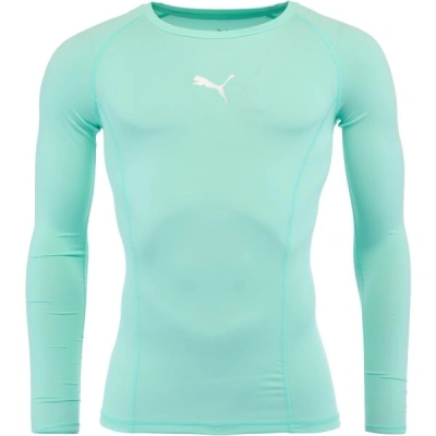 Puma LIGA BASELAYER LONG SLEEVE TEE Pánské funkční triko, tyrkysová, velikost