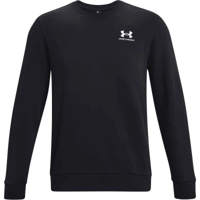 Under Armour ESSENTIAL FLEECE CREW Pánská mikina, černá, velikost