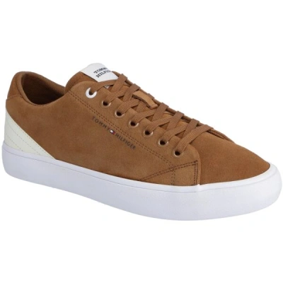 Tommy Hilfiger HI VULC CORE LOW SUEDE Pánské tenisky, hnědá, velikost