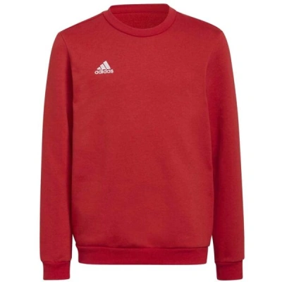 adidas ENTRADA 22 SWEATSHIRT Chlapecká mikina, červená, velikost