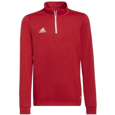 adidas ENTRADA 22 TRAINING TOP Juniorský fotbalový top, červená, velikost