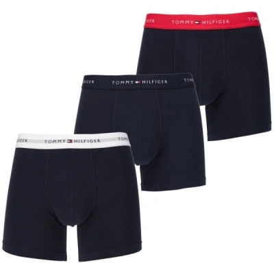 Tommy Hilfiger 3P BOXER BRIEF WB Pánské trenky, tmavě modrá, velikost