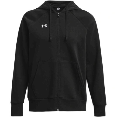 Under Armour RIVAL FLEECE FZ HOODIE Dámská mikina, černá, velikost