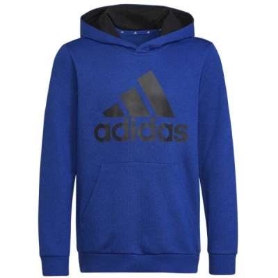 adidas BIG LOGO HOODIE Chlapecká mikina, modrá, velikost