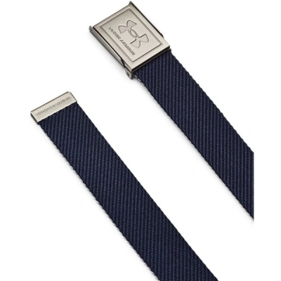 Under Armour WEBBING BELT M Pánský pásek, tmavě modrá, velikost