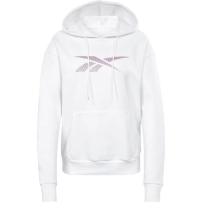 Reebok VECTOR GRAPHIC OTH HOODIE Dámská mikina, bílá, velikost