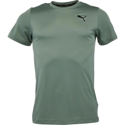 Puma TRAIN FAV BLASTER TEE Pánské triko, khaki, velikost