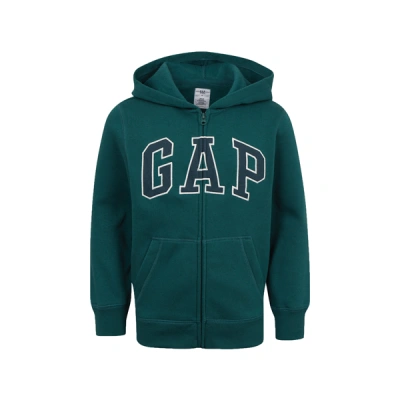 GAP FALL FASHION LOGO Chlapecká mikina, tmavě zelená, velikost