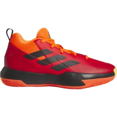 adidas CROSS EM UP SELECT J Dětská basketbalová obuv, červená, velikost 38 2/3