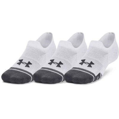 Under Armour PERFORMANCE TECH 3PK ULT Unisexové ponožky, bílá, velikost