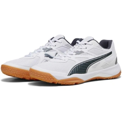 Puma SOLARFLASH II Pánská indoorová bota, bílá, velikost 40.5