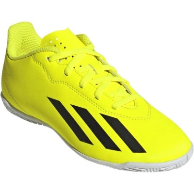 adidas X CRAZYFAST CLUB IN J Dětské sálovky, žlutá, velikost 37 1/3