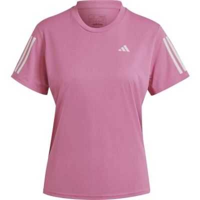 adidas OWN THE RUN TEE Dámské běžecké tričko, růžová, velikost