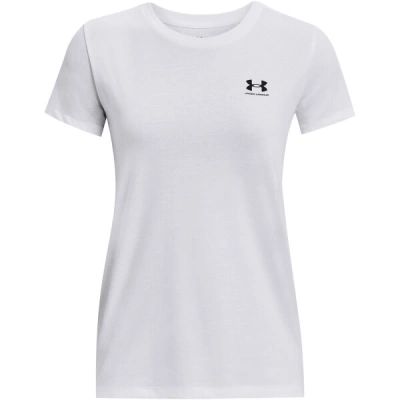 Under Armour SPORTSTYLE LC SS Dámské tričko, bílá, velikost