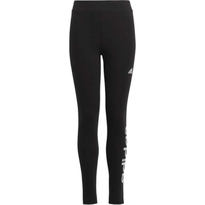 adidas LINEAR LEGGINGS Dívčí legíny, černá, velikost