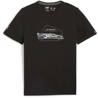 Puma BMW M MOTORSPORT ESSENTIALS TEE Pánské triko, černá, velikost