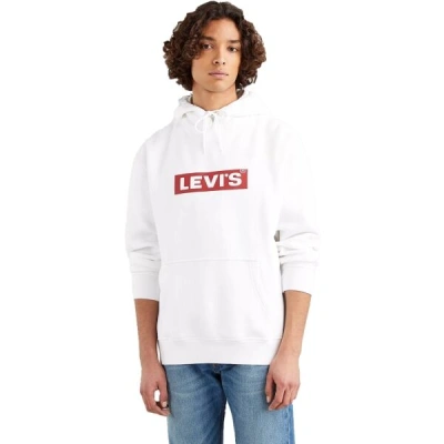 Levi's&reg; T3 RELAXD GRAPHIC HOODIE Pánská mikina, šedá, velikost