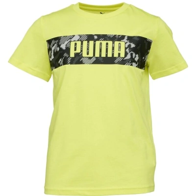 Puma ACTIVE SPORTS TEE Chlapecké triko, žlutá, velikost