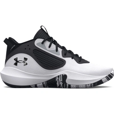 Under Armour LOCKDOWN 6 Pánská basketbalová obuv, bílá, velikost 47.5