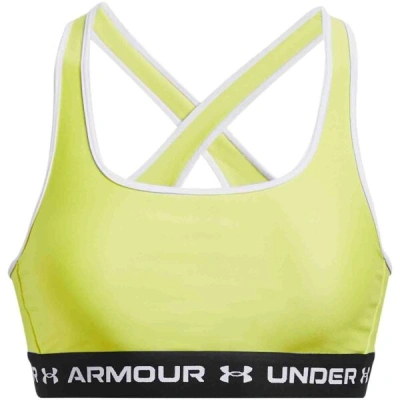 Under Armour CROSSBACK MID Dámská podprsenka, žlutá, velikost