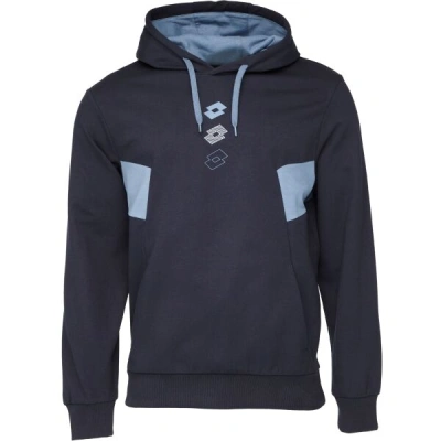 Lotto ATHLETICA PLUS IV HOODIE Pánská mikina, tmavě modrá, velikost