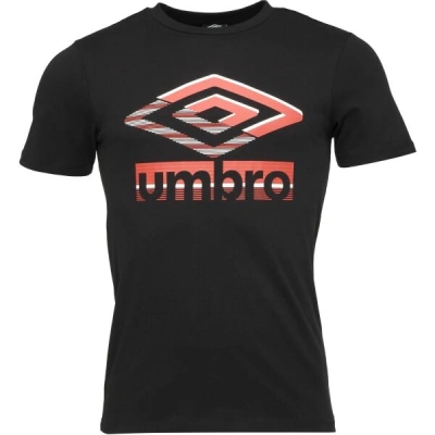 Umbro GLITCH GRAPHIC TEE Pánské triko, černá, velikost