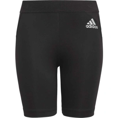 adidas TECHFIT SHORT TIGHTS Juniorské fotbalové kraťasy, černá, velikost