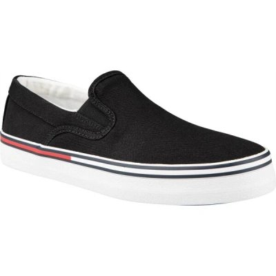 Tommy Hilfiger TOMMY JEANS ESSENTIAL SLIPON Dámské slip-on, černá, velikost