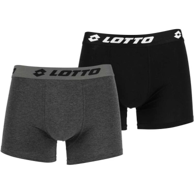 Lotto AUGUSTUS 2PACK Pánské boxerky, černá, velikost