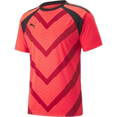 Puma TEAMLIGA GRAPHIC JERSEY TEE Pánské fotbalové triko, oranžová, velikost