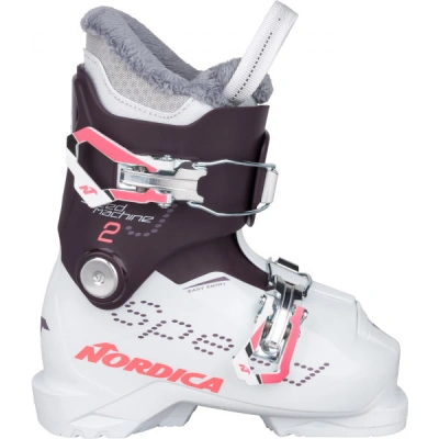 Nordica SPEEDMACHINE J 2 Dětské lyžařské boty, bílá, velikost