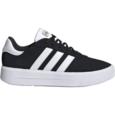 adidas COURT PLATFORM SUEDE Dámská volnočasová obuv, černá, velikost 39 1/3