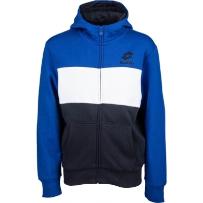 Lotto ATHLETICA III FULL-ZIP HOODIE Chlapecká mikina, modrá, velikost