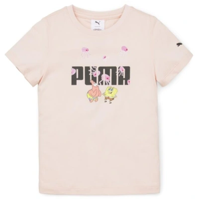 Puma SPONGEBOB LOGO TEE Dětské triko, lososová, velikost