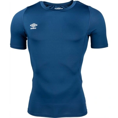 Umbro CORE SS CREW BASELAYER Pánské sportovní triko, tmavě modrá, velikost