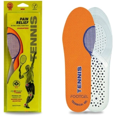 FOOTGEL TENNIS Gelové vložky, oranžová, velikost