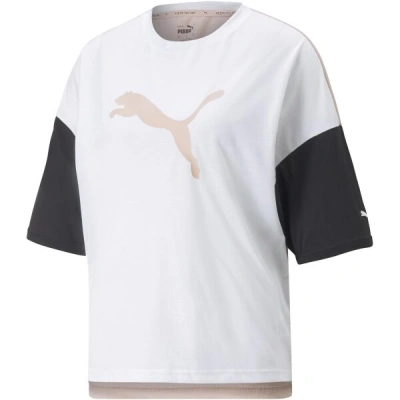 Puma MODERN SPORTS FASHION TEE Dámské triko, bílá, velikost