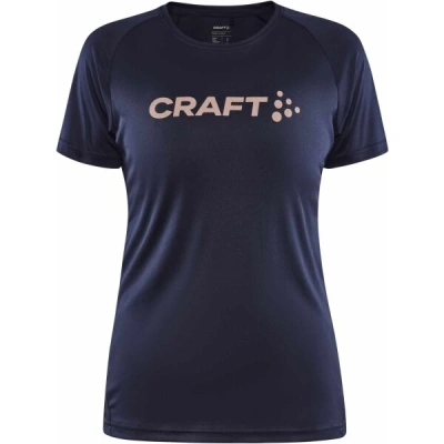 Craft CORE ESSENCE LOGO TEE W Dámské funkční triko, tmavě modrá, velikost