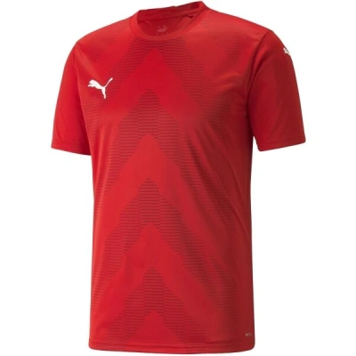 Puma TEAMGLORY JERSEY TEE Pánské fotbalové triko, červená, velikost